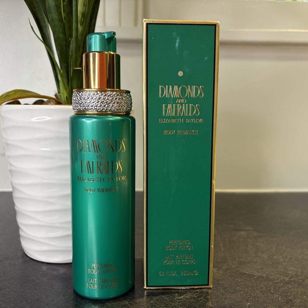 NEW Elizabeth Taylor Diamonds & Emeralds Body Radiance Lotion 6.8 oz